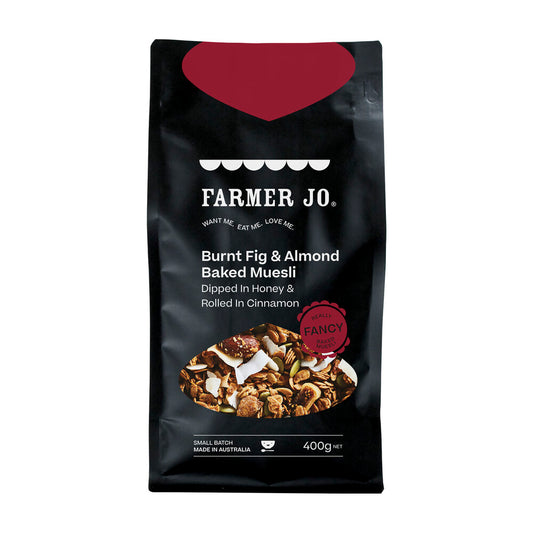 Farmer Jo Burnt Fig & Almond Baked Muesli - 400g