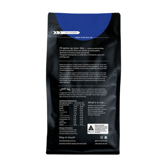 Farmer Jo Paleo Cinnamon Granola - 300g