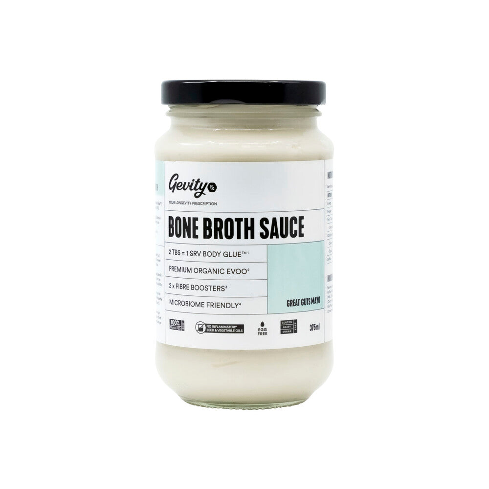Gevity Rx Bone Broth Sauce Great Guts Mayo - 375mL
