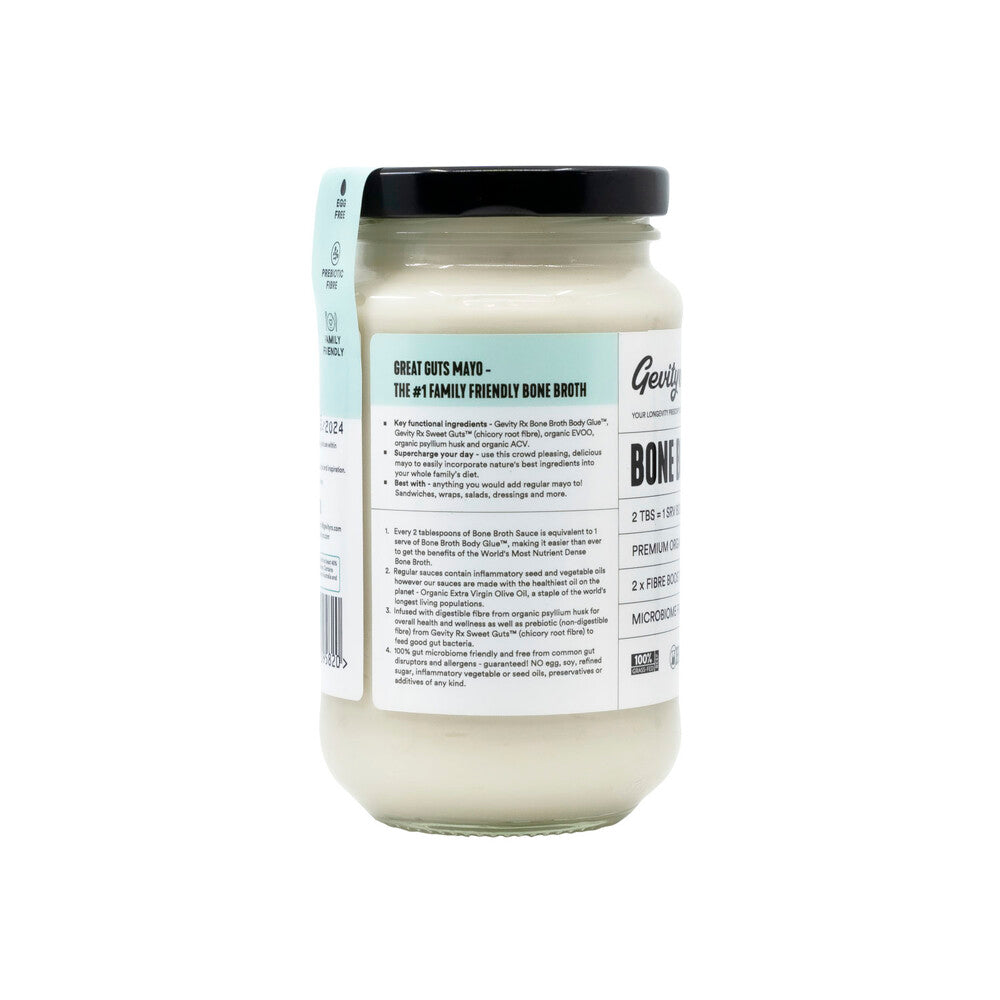 Gevity Rx Bone Broth Sauce Great Guts Mayo - 375mL