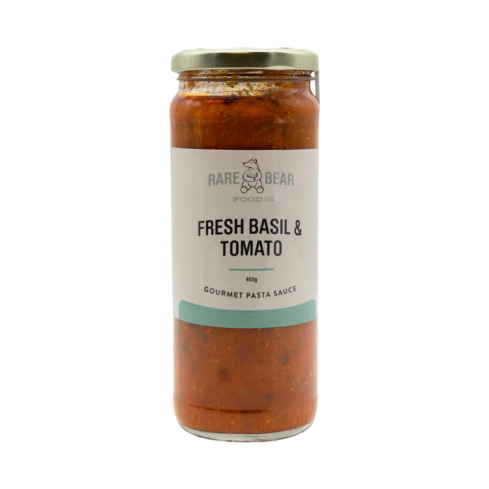 Rare Bear Fresh Basil & Tomato Pasta Sauce - 450g