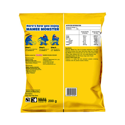 Mamee Monster Noodle BBQ - 200g