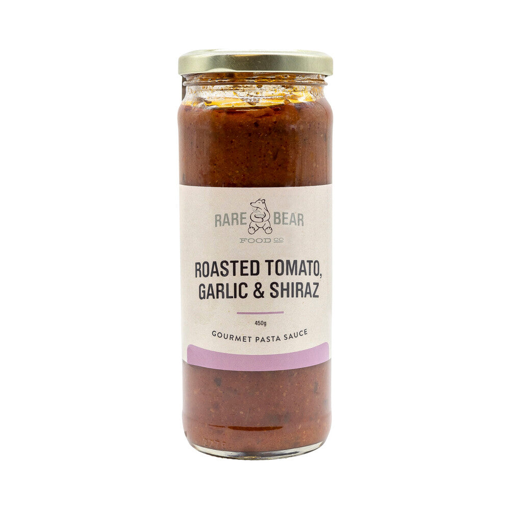 Rare Bear Roasted Tomato Garlic & Shiraz Pasta Sauce - 450g