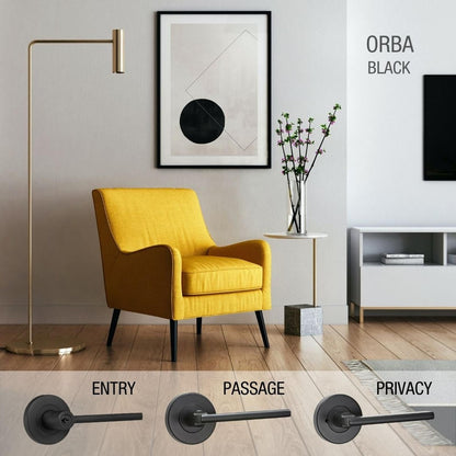 Lemaar Black Orba Privacy Set - 65mm