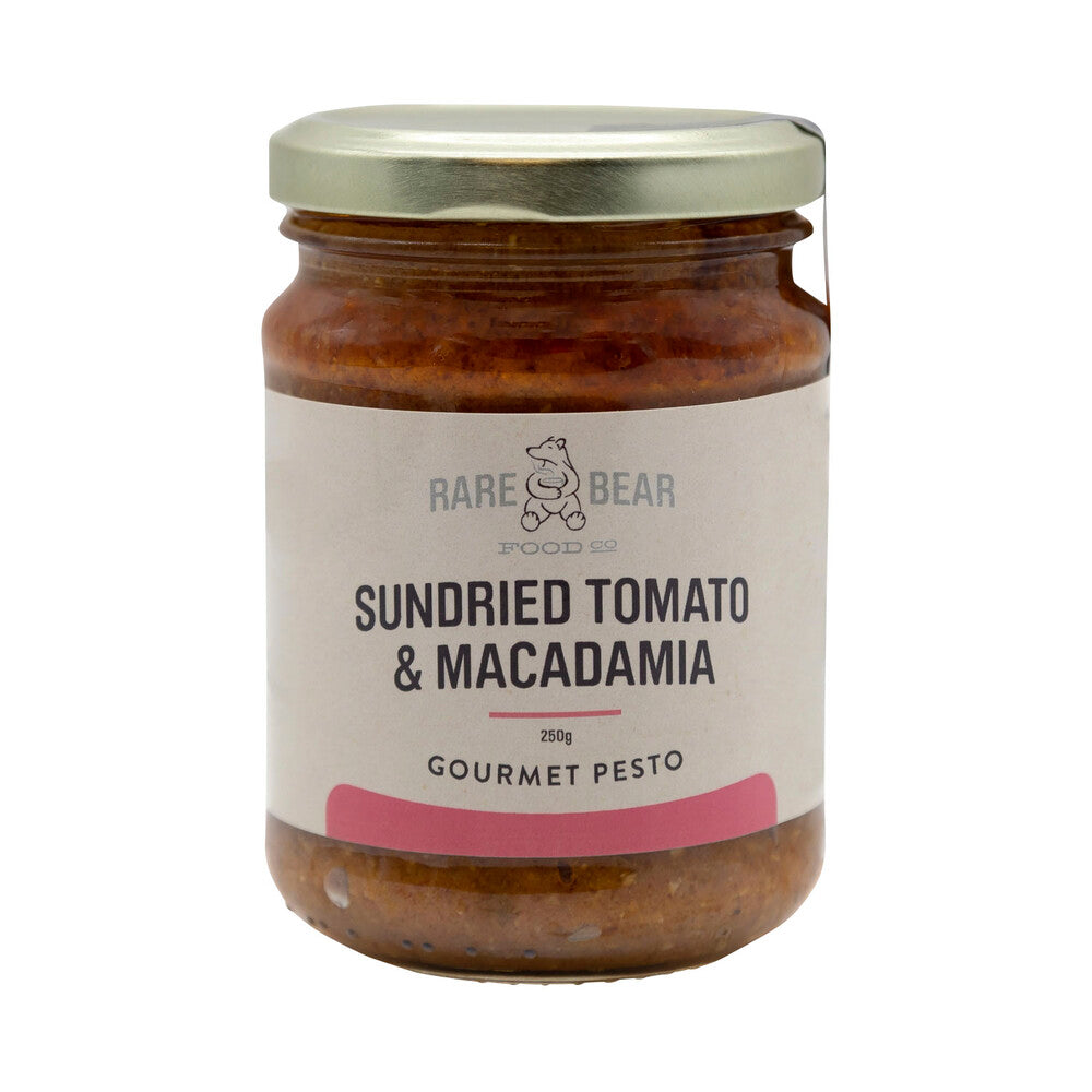 Rare Bear Sundried Tomato & Macadamia Pesto - 250g