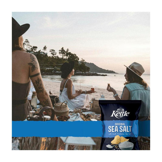 Kettle Sea Salt Potato Chips - 165g