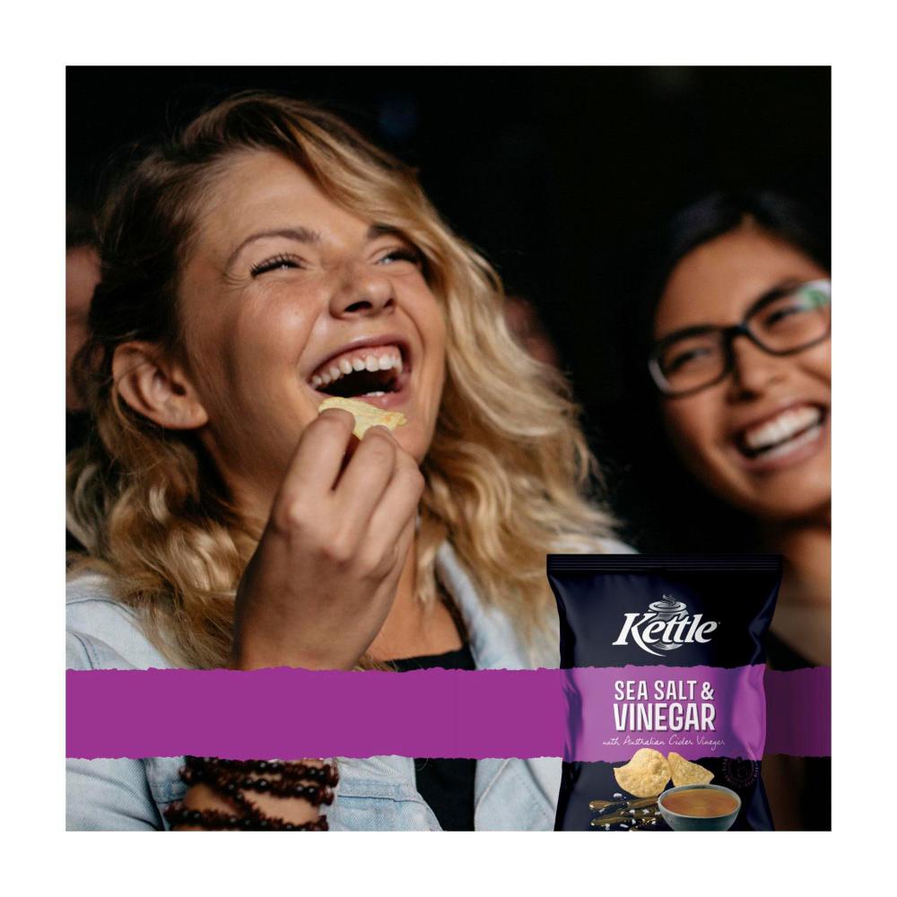 Kettle Sea Salt & Vinegar Potato Chips - 165g