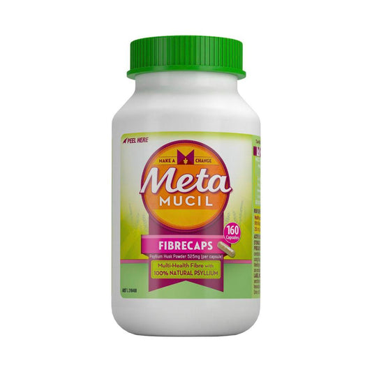 Metamucil Daily Fibre Supplement Fibre Caps - 160 pack