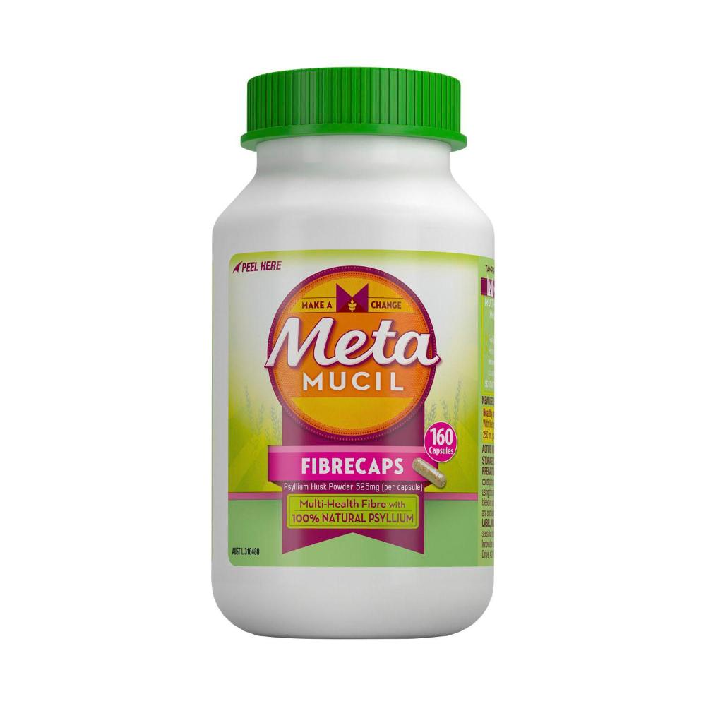 Metamucil Fibre Capsules Daily Supplement - 160 Pack
