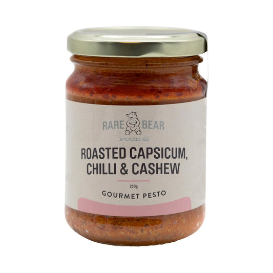 Rare Bear Roastd Capsicum Chilli & Cashew Pesto - 250g