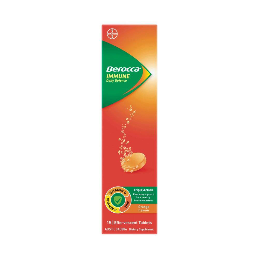 Berocca Immune Effervescent Orange - 15 pack
