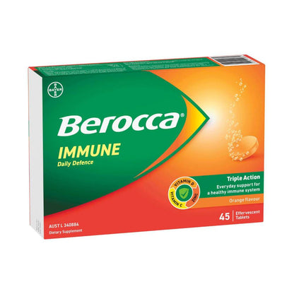 Berocca Immune Effervescent Orange - 45 pack