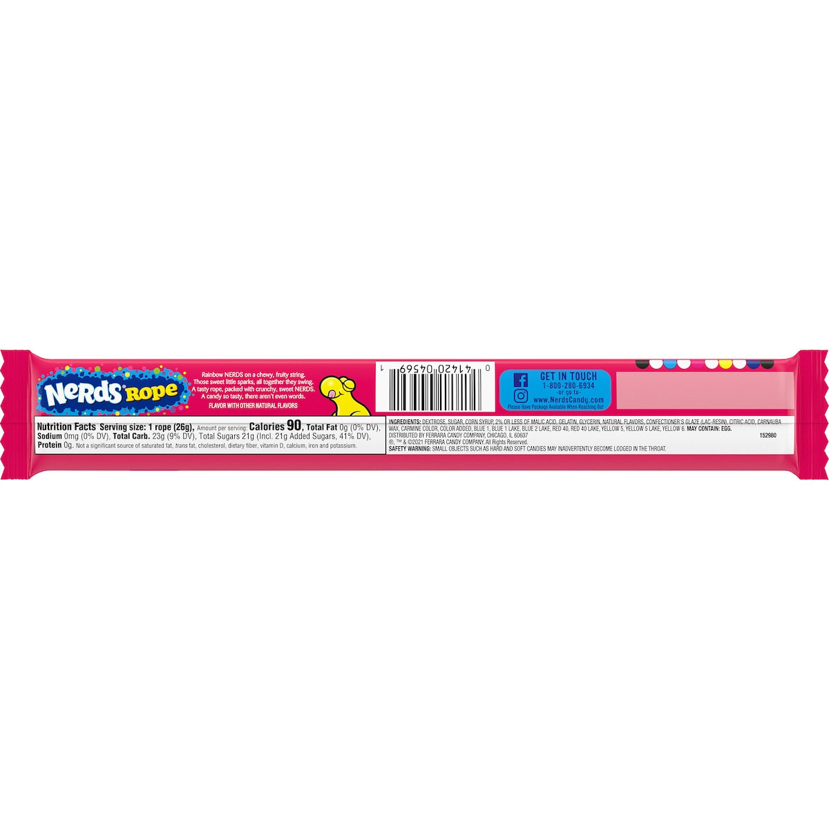 Nerds Rope Rainbow 26.1g