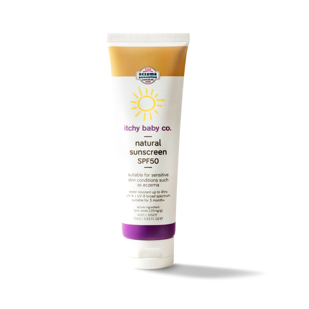 Itchy Baby Co Natural Baby Sunscreen SPF 50+ - 100g