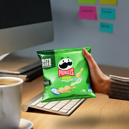 Pringles Minis Sour Cream & Onion Potato Chips 19g X 5 Pack