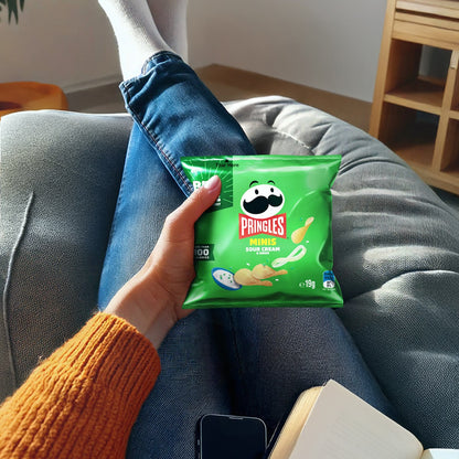 Pringles Minis Sour Cream & Onion Potato Chips 19g X 5 Pack