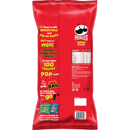 Pringles Minis Multipack Original Potato Chips 5 Pack Each