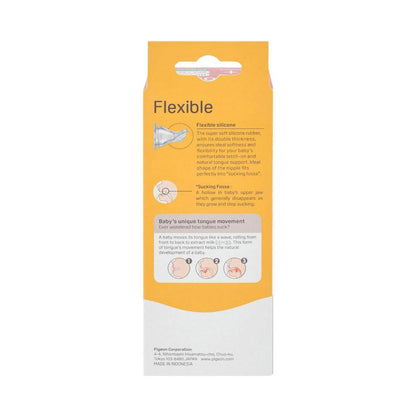 Pigeon Slim Neck PP Bottle With Flexible Teat 120mL - 1 Pack