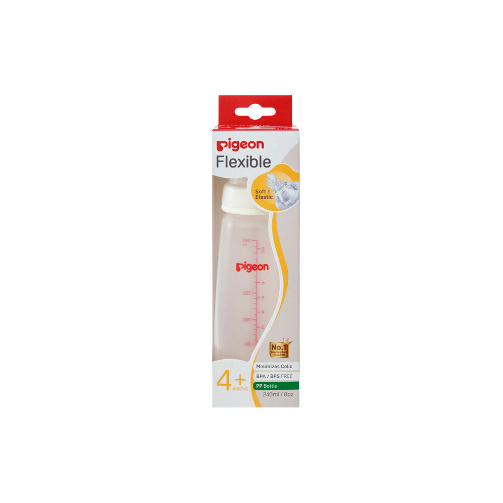 Pigeon Slim Neck Bottle With Flexible Teat 240mL - 1 Pack