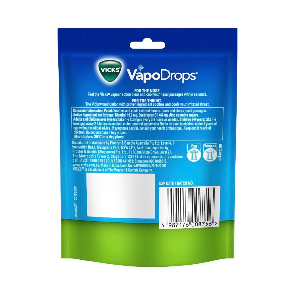 Vicks Vapodrops Original Menthol Lozenges - 24 pack