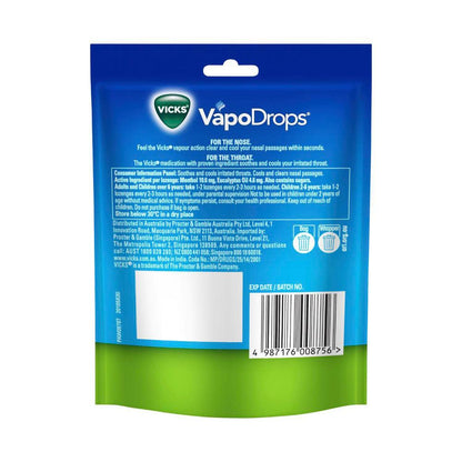 Vicks Vapodrops Original Menthol Lozenges - 24 pack