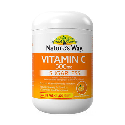 Nature's Way Vitamin C Sugarless 500mg - 320 Pack