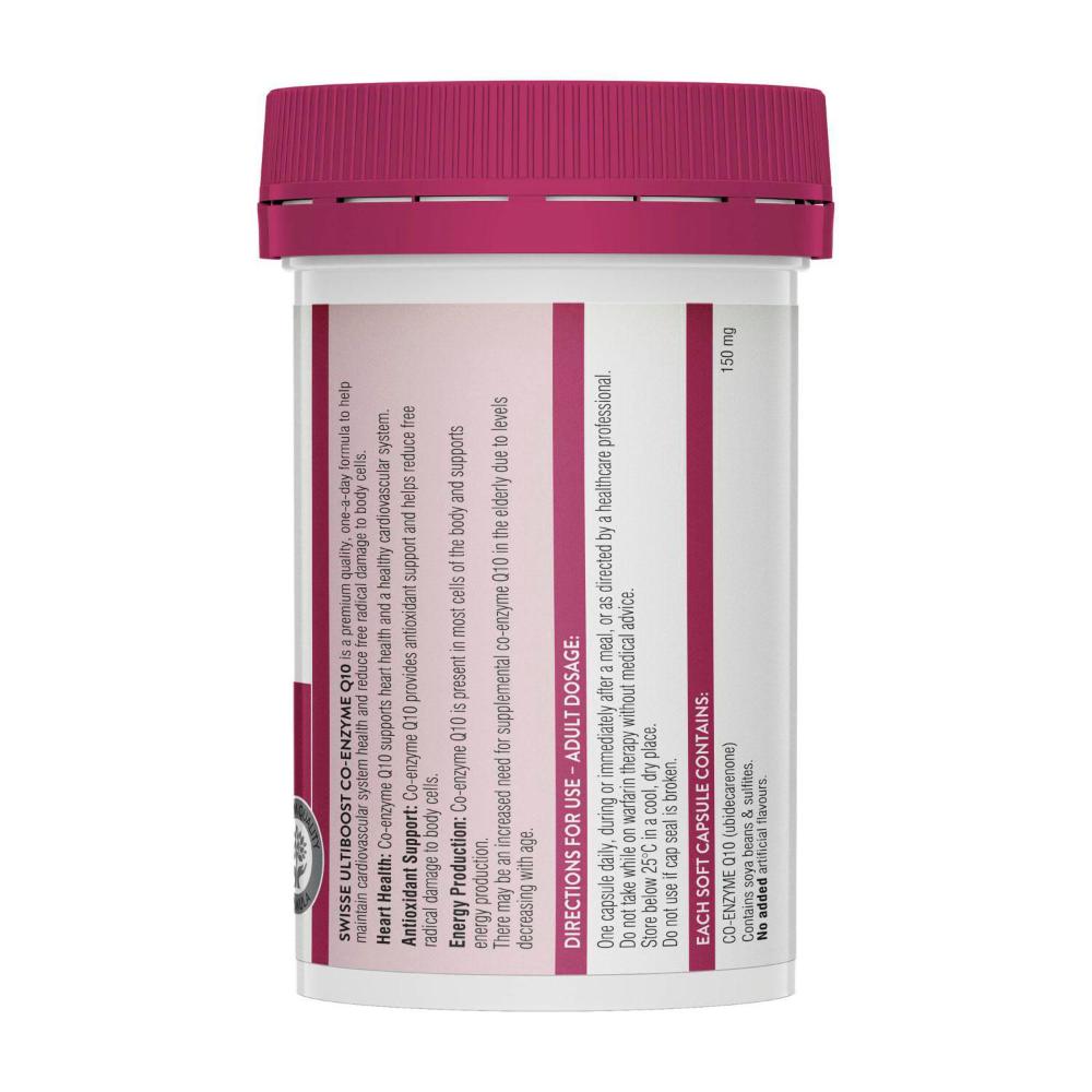 Swisse Ultiboost Coq10 150mg - 50 pack