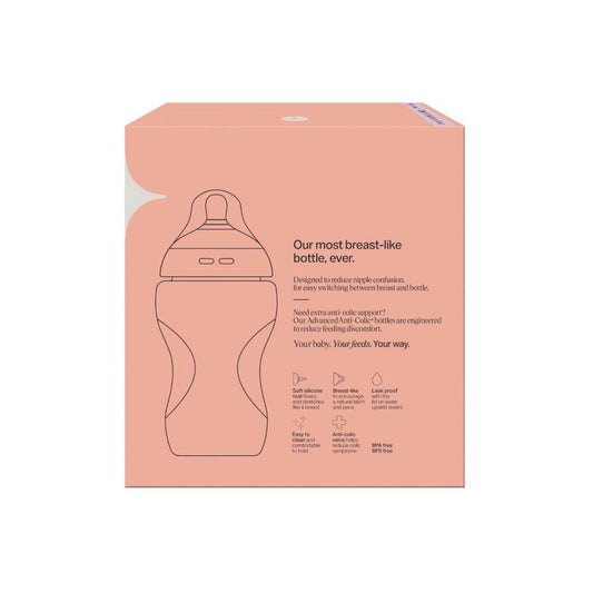 Tommee Tippee Baby Bottles Natural Start Anti-colic Bottle 340ml 3months+ - 2 pack