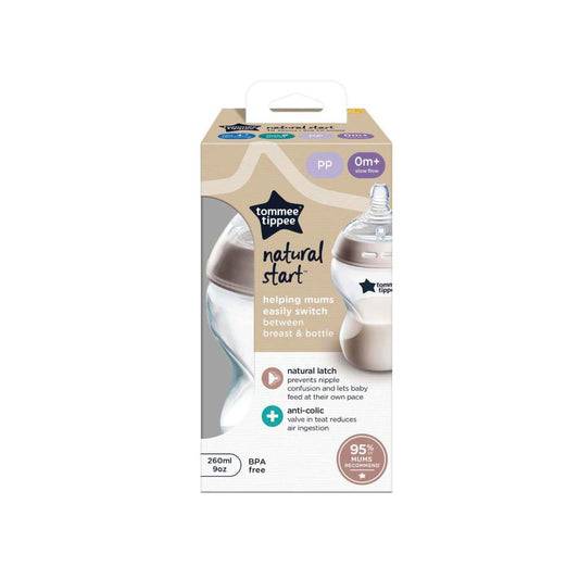 Tommee Tippee Baby Bottles Natural Start Anti-colic Bottle 260ml 0months+ - 1 each