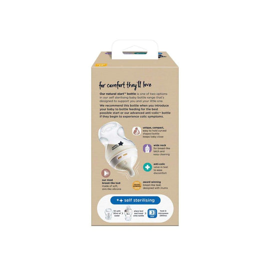 Tommee Tippee Baby Bottles Natural Start Anti-colic Bottle 260ml 0months+ - 1 each