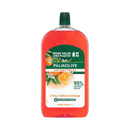 Palmolive Antibacterial Hand Wash 2 Hour Defence Orange Refill - 1L