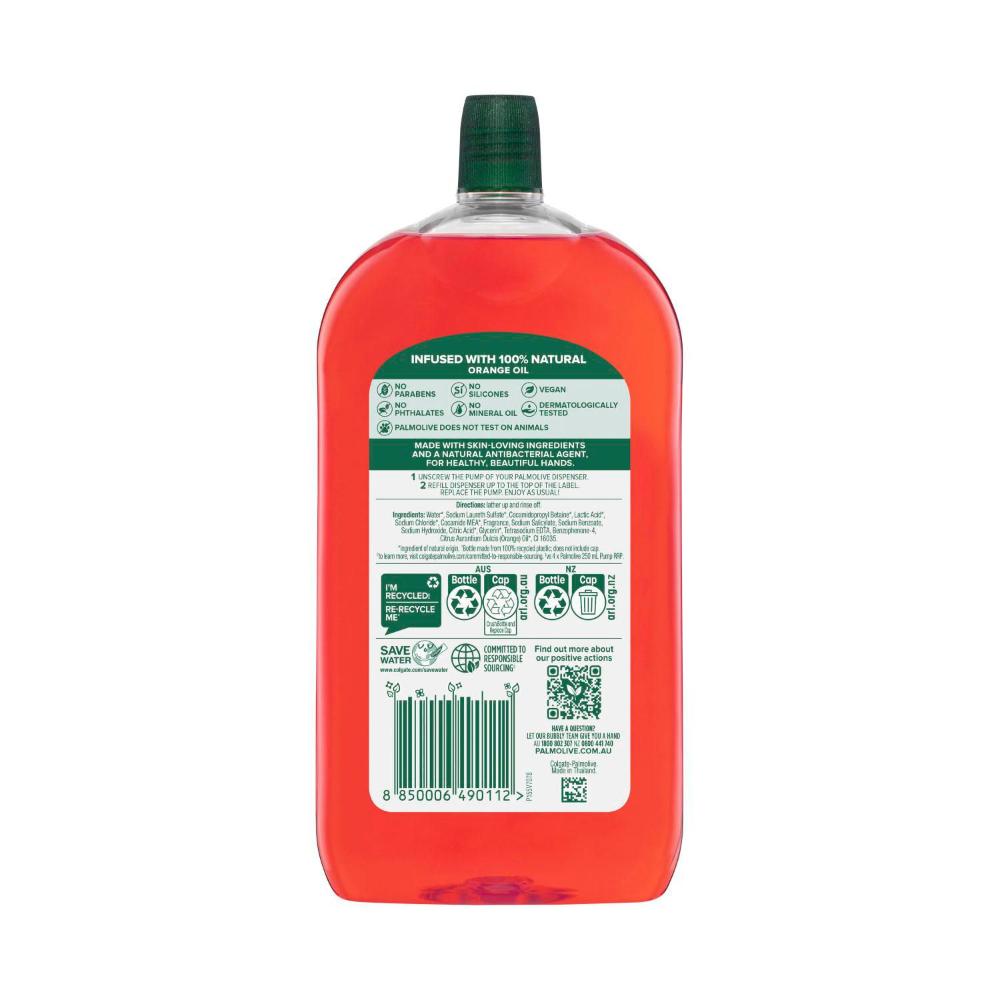 Palmolive Antibacterial Hand Wash 2 Hour Defence Orange Refill - 1L