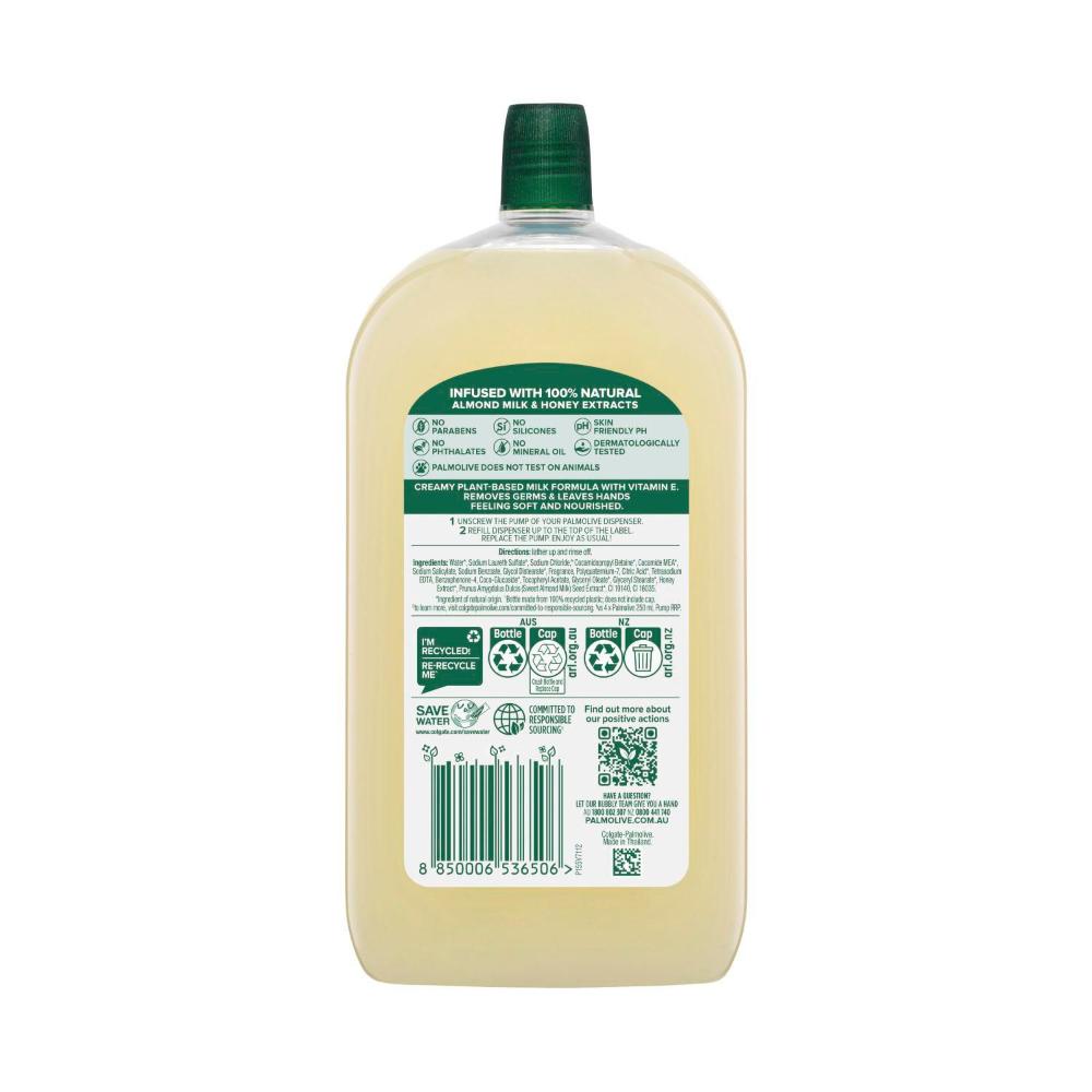 Palmolive Naturals Hand Wash Milk & Honey Refill - 1L
