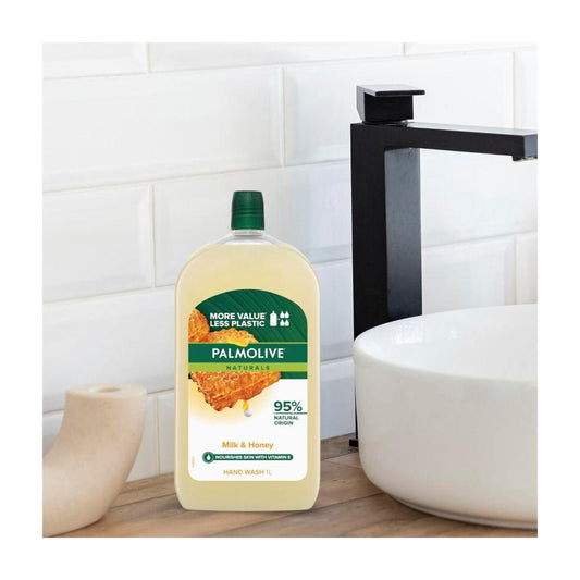 Palmolive Naturals Hand Wash Milk & Honey Refill - 1L