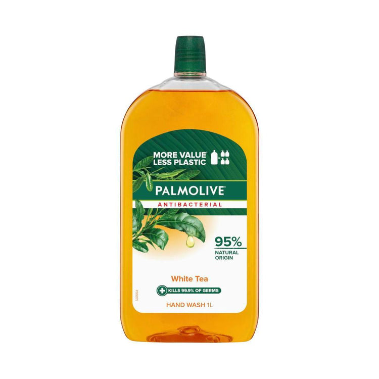 Palmolive Antibacterial Hand Wash White Tea Refill - 1L