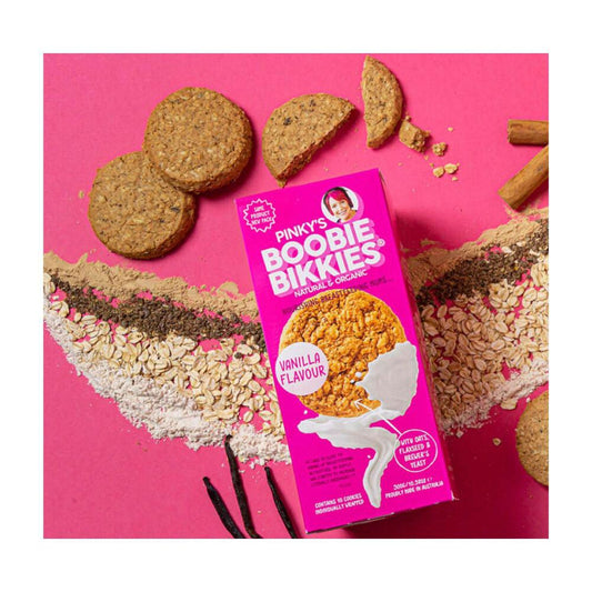 Boobie Foods Bikkies Vanilla - 300g