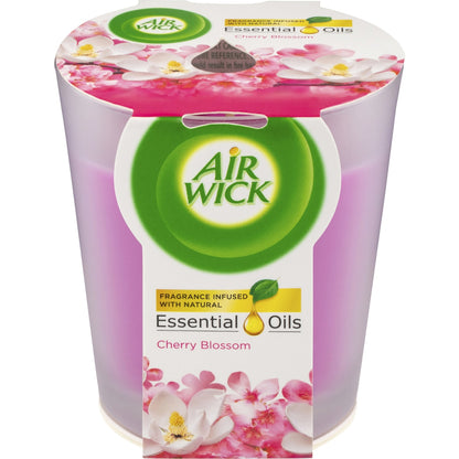 Air Wick Essential Oils Candle Cherry Blossom Each