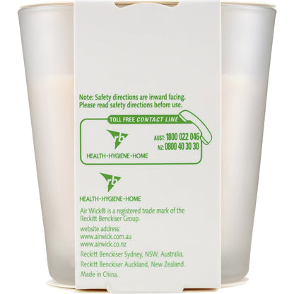 Air Wick Essential Oils Candle Vanilla & Soft Cashmere Each