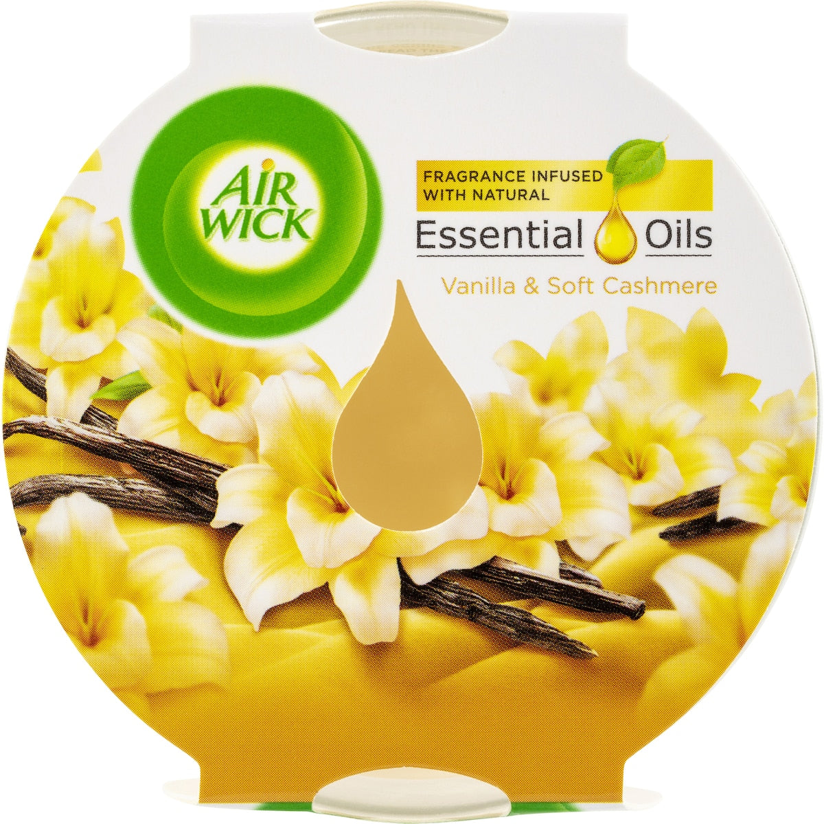 Air Wick Essential Oils Candle Vanilla & Soft Cashmere Each