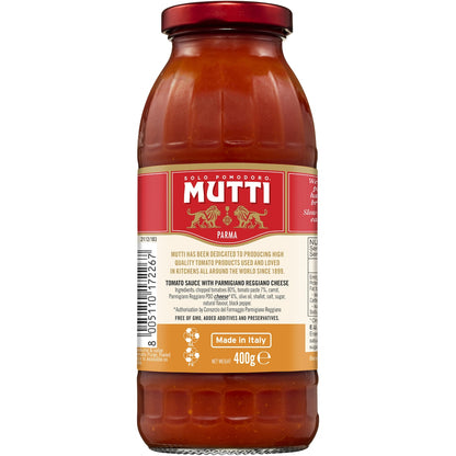 Mutti Sugo Semplice Pasta Sauce Parmesan 400g