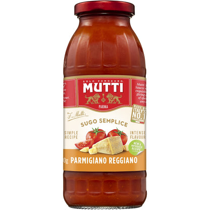 Mutti Sugo Semplice Pasta Sauce Parmesan 400g
