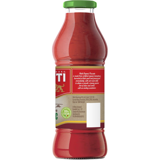 Mutti Organic Passata Tomato Puree 560g