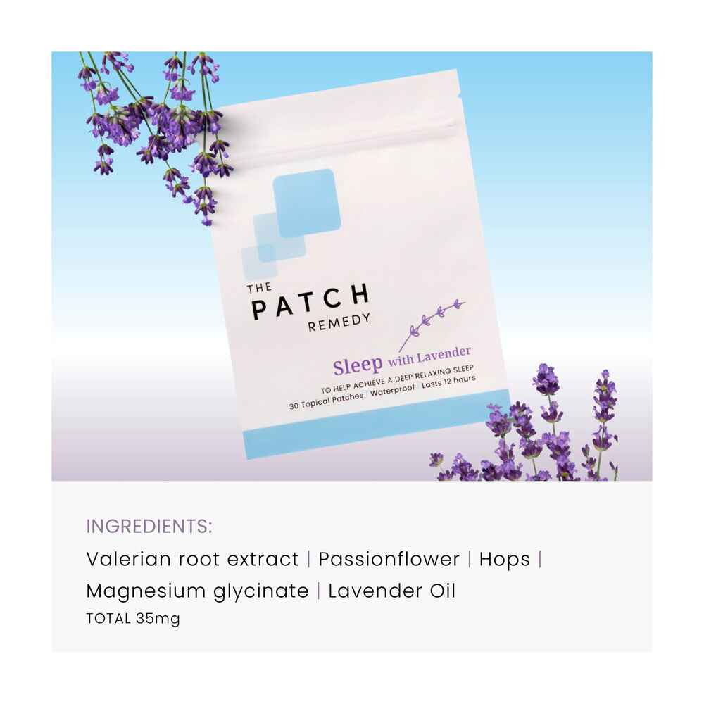 The Patch Remedy Sleep With Lavender Patches - 30 pack