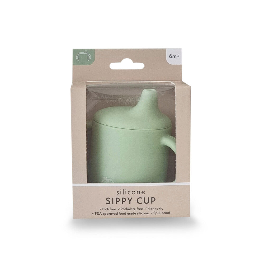 Plum Silicone Sippy Cup Olive - 1 Pack