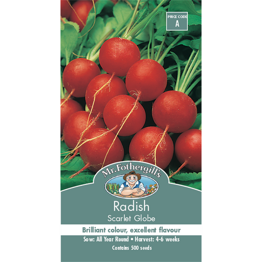 Mr Fothergill Scarlet Globe Radish Seeds