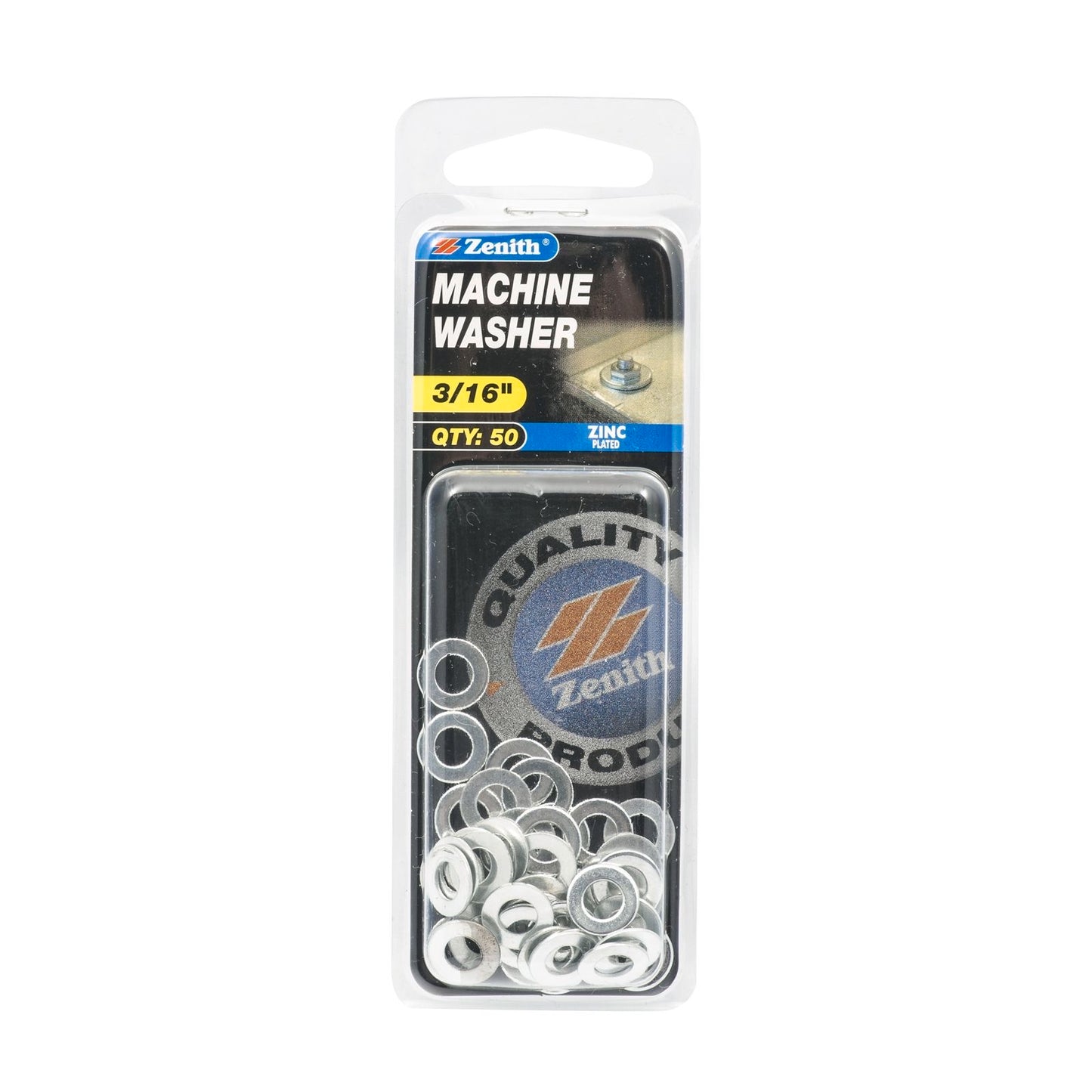 Zenith Machine Washer - 3/16" - 50 Pack