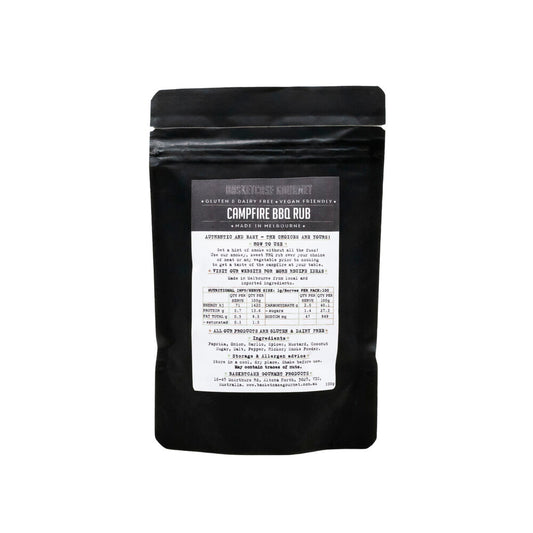 Basketcase Gourmet Refill Pouches For Spice Blends Campfire BBQ Rub - 100g