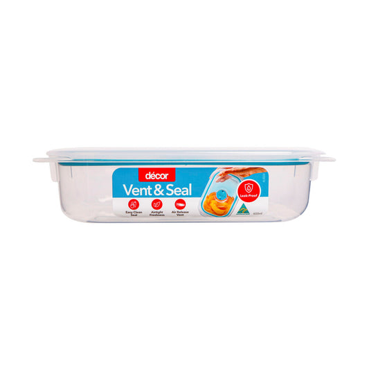 Decor Vent & Seal Plastic Container - 650mL