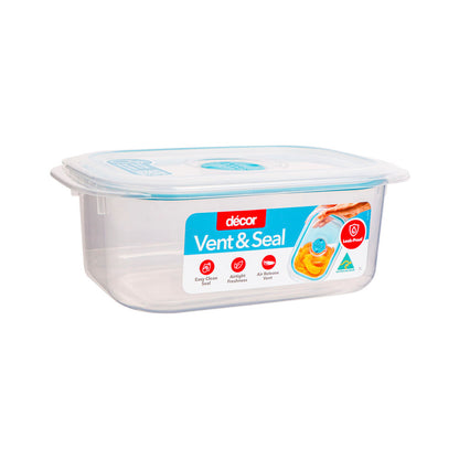 Decor Vent & Seal Plastic Container - 1L