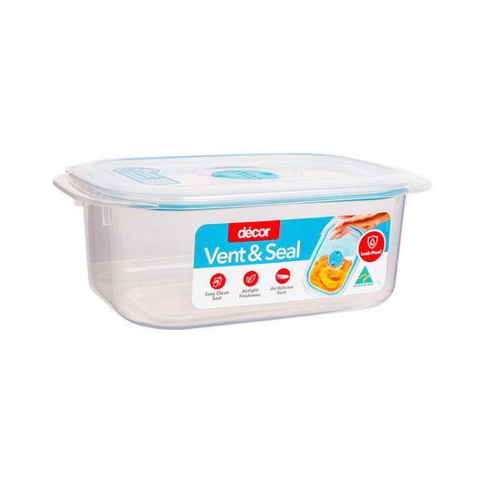 Decor Vent & Seal Plastic Container - 1L